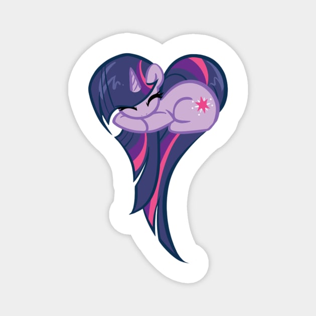 Heart Of Twilight Sparkle Magnet by BambooDog