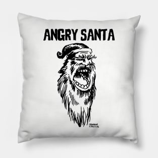 Angry Santa Pillow