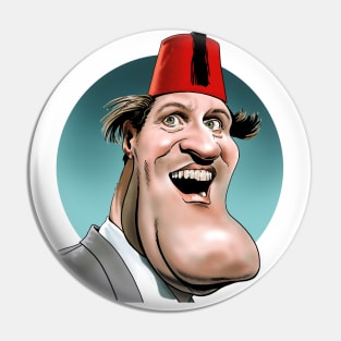 Tommy Cooper cartoon Pin