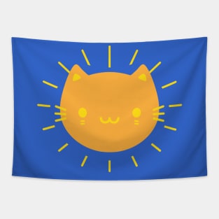 Kawaii Sunshine Cats Tapestry