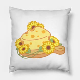 Tiny Sunflower Cheese Board Pillow