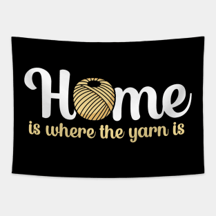 Home is where the yarn is Tapestry