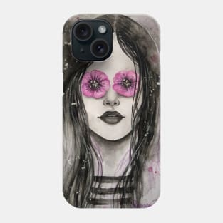 Too many sad eyes on happy faces... Phone Case