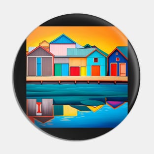 Boat Sheds Painting Pin