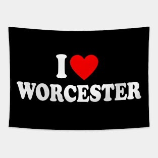 I Heart Worcester City Tapestry