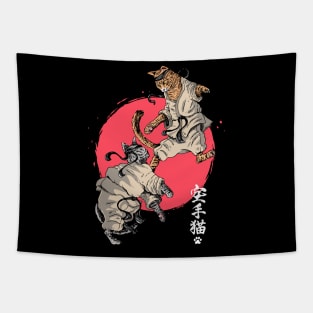 Kat Fighters Tapestry