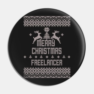 Merry Christmas FREELANCER Pin