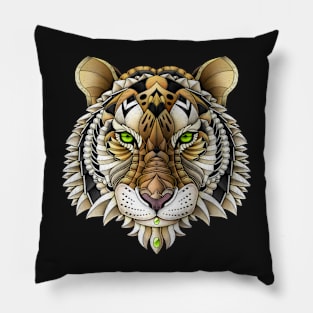 Ornate Tiger Pillow