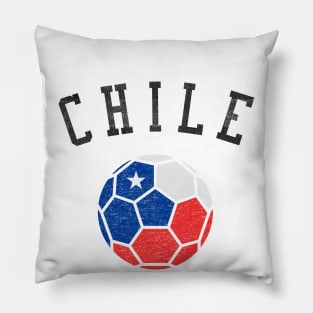 Chile Soccer Team Heritage Flag Pillow