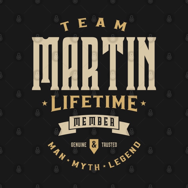 Team Martin Lifetime Member Personalized Name by cidolopez