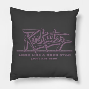 Rockutz Hair Salon 1986 Pillow