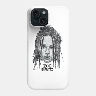 Zoe Kravitz Pencil arts Phone Case