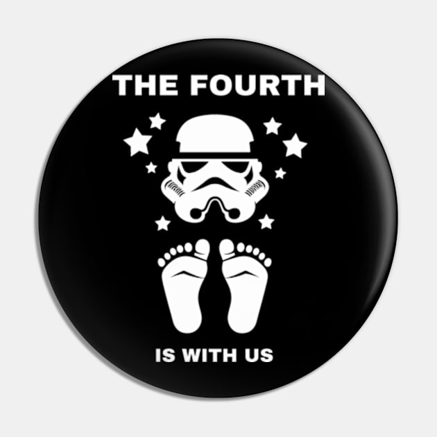 The Fourth Is With Us Pin by StyleTops