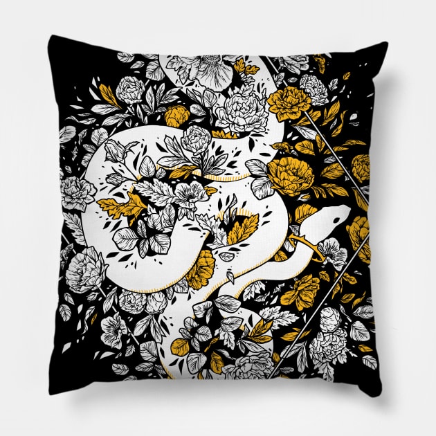 Be the Serpent Pillow by Fez Inkwright