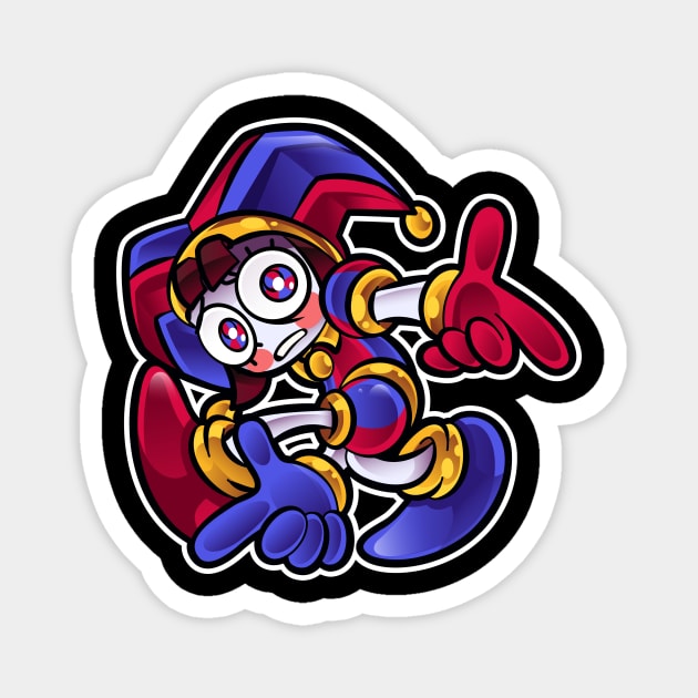 Pomni Adventure Digital Circus Magnet by lolo_aburto