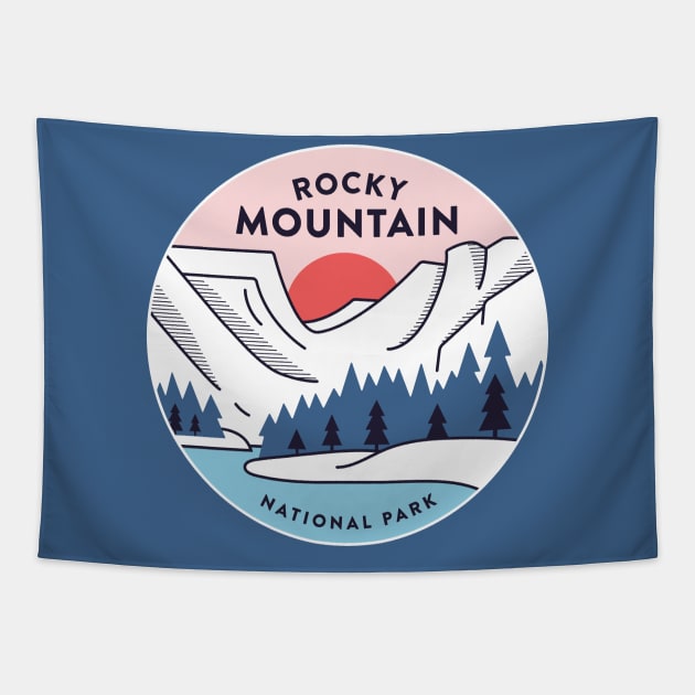 Rocky Mountain National Park Tapestry by smalltownnc