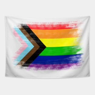 Progress Rainbow flag Tapestry