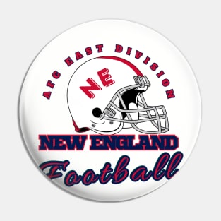 New England Football Vintage Style Pin