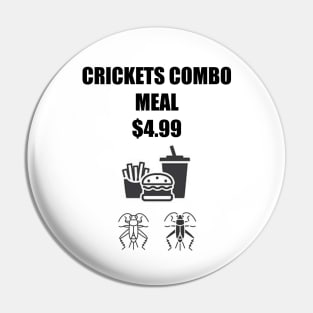 Crickets Combo Meal Pin