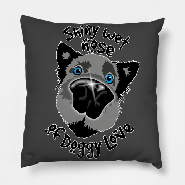 Doggy wet nose of Love Pillow by BOEC Gear