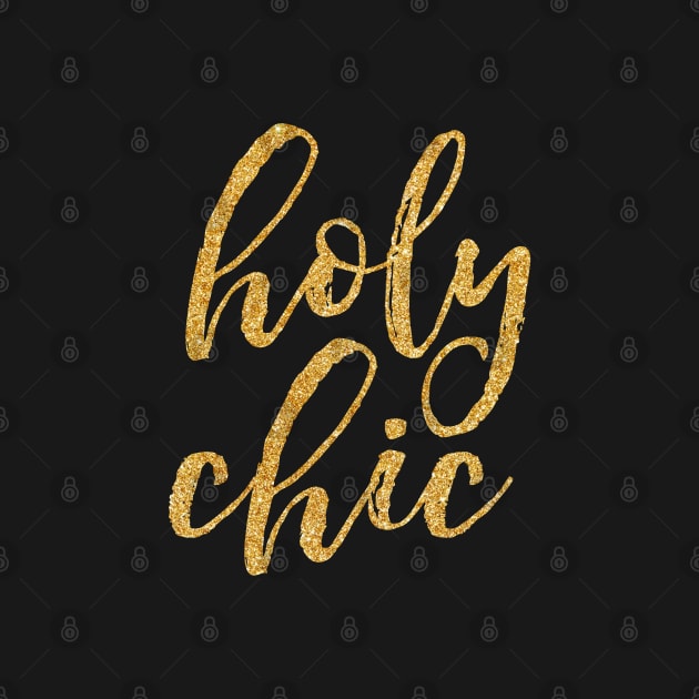 Holy Chic gold glitter by beakraus