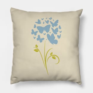 Butterfly flower Pillow