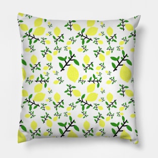 Lemony Print Pillow