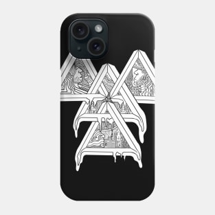 Triangles Are Awesome - Sacred Geometry Cyborg Edition Phone Case