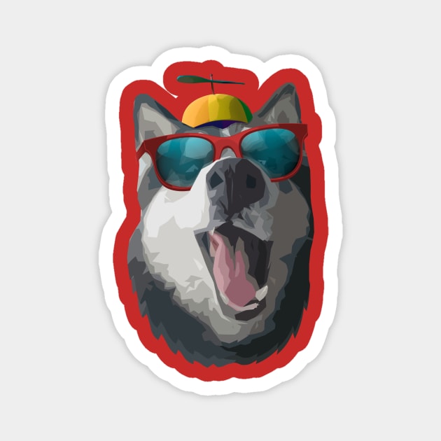 Husky Swag Magnet by Tarasevi4