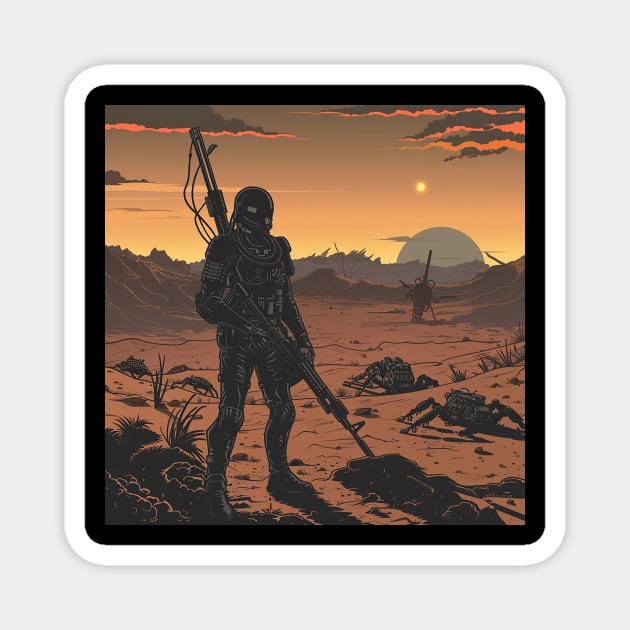 starship troopers Magnet by rocknerd