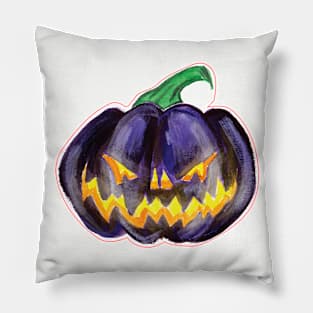 Halloween Evil Jack Pumpkin lantern Pillow