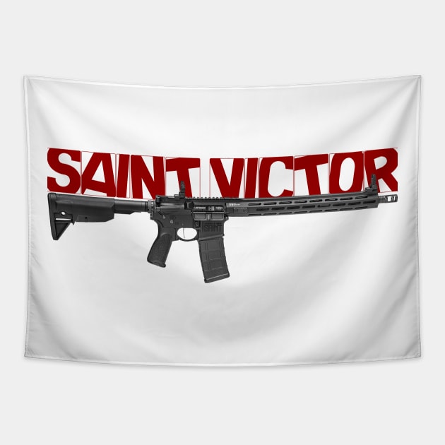 Saint Victor Tapestry by Aim For The Face