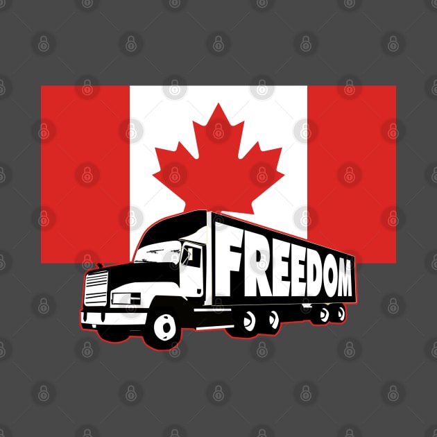 Canada Freedom Convoy Trucker by AltrusianGrace