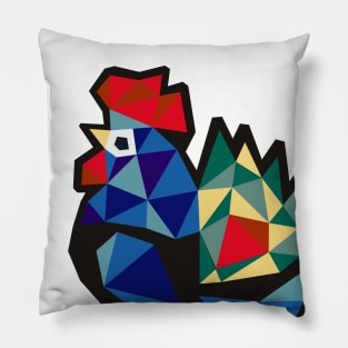 Polish Folk Rooster Pillow