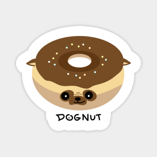 Pug dog donut Magnet