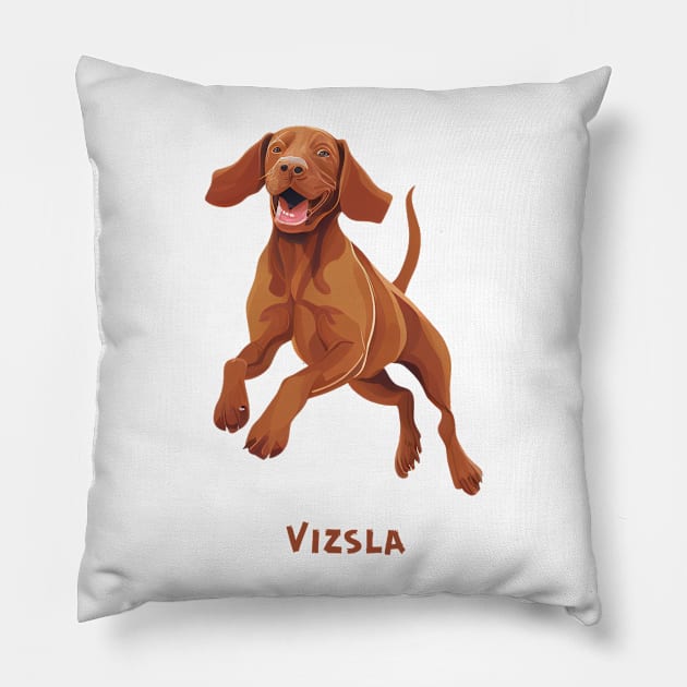 Vizsla Pillow by Schizarty