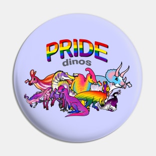 Prideosaurs Family - Pride Month Dinosaurs Pin