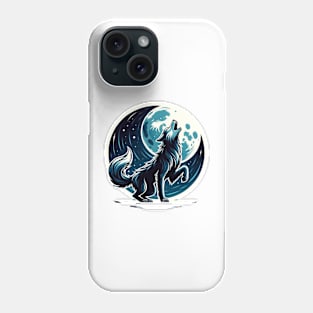 Midnight Howl - Mystique of the Moonlit Wolf Phone Case