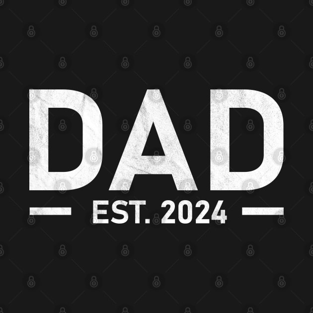 Dad Est. 2024 Expect Baby 2024 New Dad 2024 by anonshirt