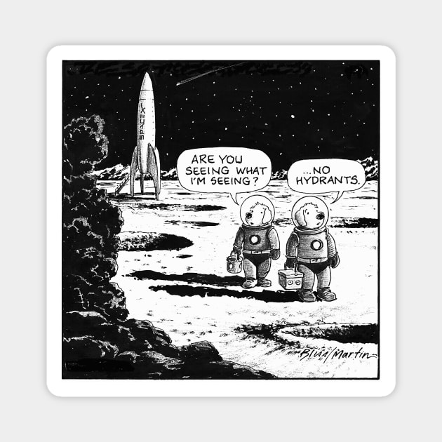 Space nightmare Magnet by blisscartoons