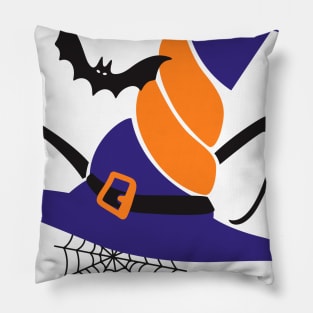 Cute Unicorn Witch Halloween Gift Pillow