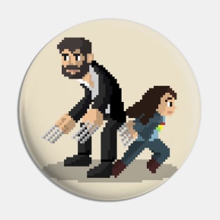 Logan Pixel Art Pin