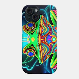 Froggy Animal Spirit (16) - Trippy Psychedelic Frog Phone Case