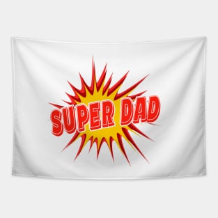 Superdad Cool Fathers Day Design Tapestry