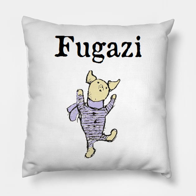 FUGAZI Pillow by Stubbs Letterpress