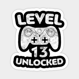 Level 13 13th Video  Birthday Magnet