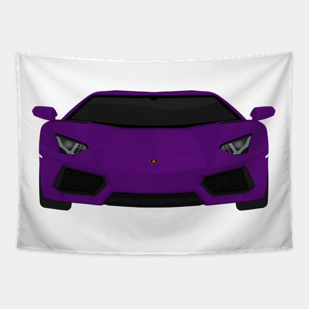 AVENTADOR PURPLE Tapestry by VENZ0LIC