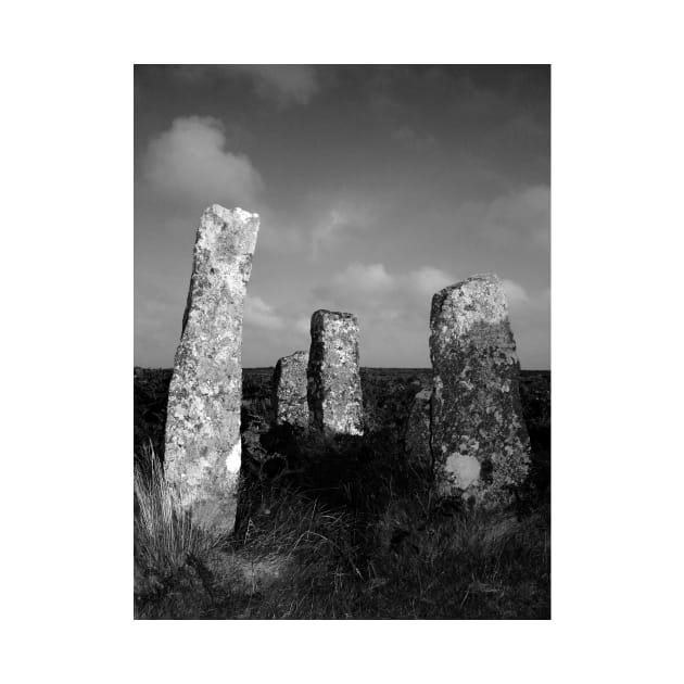 Stones at Zennor Quoit, Cornwall by BarnabyEdwards