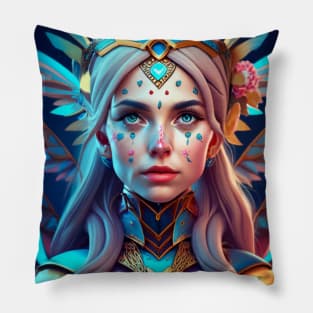 Princess Blazeburner Photorealism Pillow