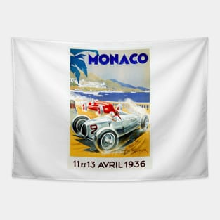 Vintage Fast Car Tapestry